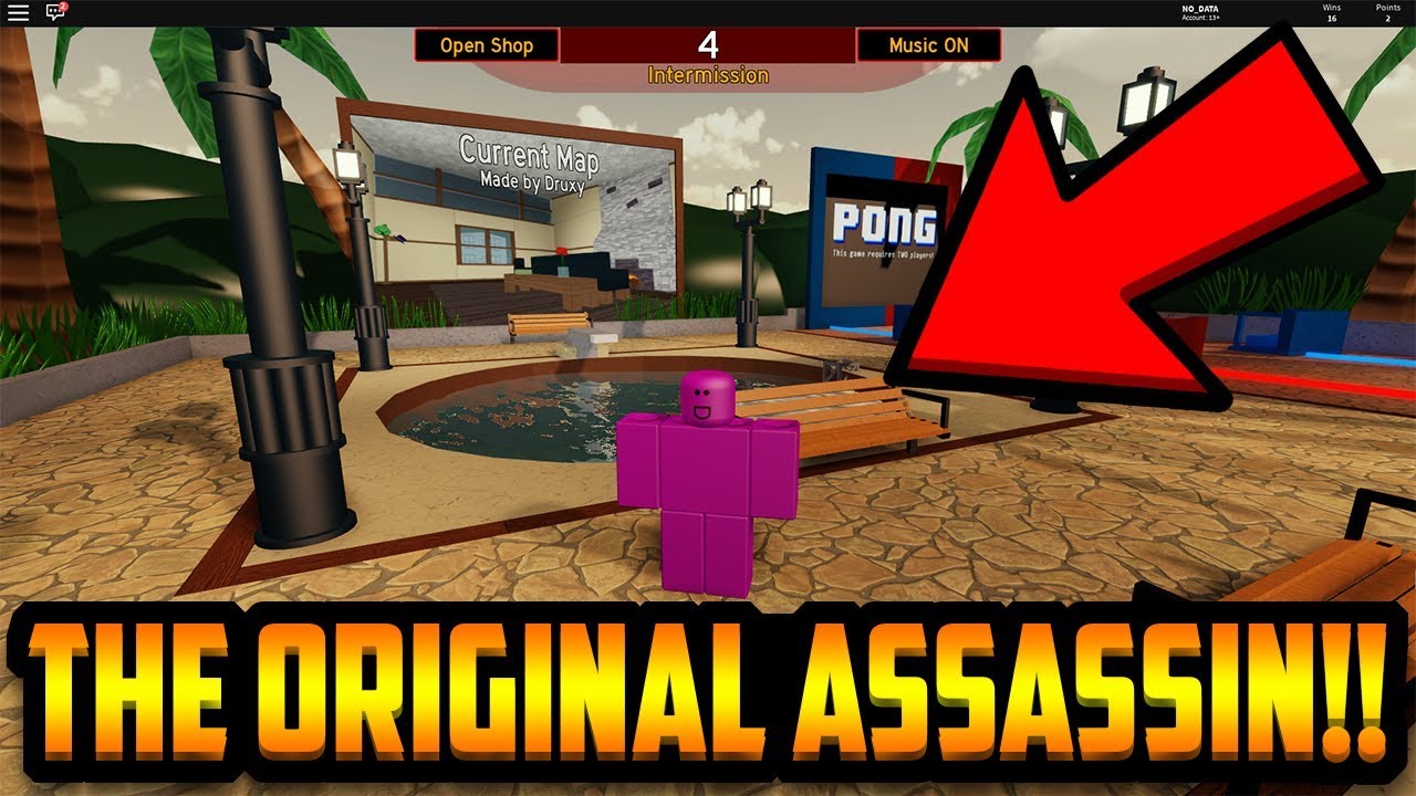 The Original Version Of Roblox Assassin Roblox Framed Youtube - assassin theme song roblox