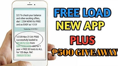 FREE LOAD APPS 2019 - SMART GLOBE TM SUN TNT - ANDRIOD | PLUS ₱500 PESOS GIVEWAY
