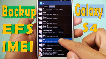 Backup EFS - IMEI Samsung Galaxy S4 [Tutorial]