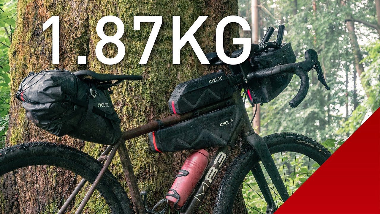 PACKLISTE unter 2KG 😮 Mein 7-Tage Ultracycling Gravel Setup (Ultraleicht) | im Sommer