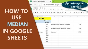 Google Sheets MEDIAN Function | Get the Middle Value from a Dataset | How to Use MEDIAN Function