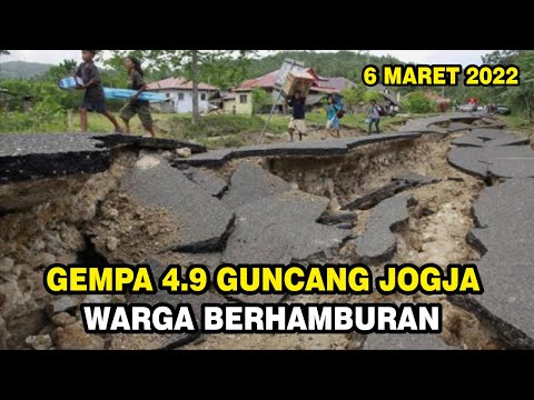 Info Bencana Alam Hari Ini Gempa 4 9 Guncang Jogja,Warga Berhaburan | gempa Jogja Hari Ini