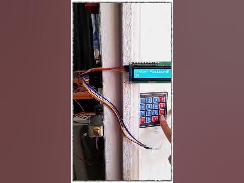 Password-Based Door Lock System Using Arduino and Keypad - YouTube