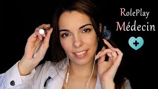 ASMR FR ~ J'apaise tes Douleurs 👩🏻‍⚕️ RP Médecin / Clinique ASMR (Plucking - Writing -  Tracing)