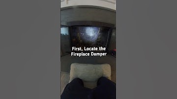 Fireplace Damper: How to open the flue on a fireplace. #fireplace #chimney #virginiabeach #norfolk