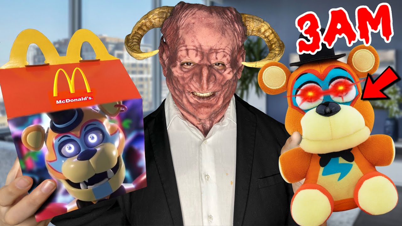 Do NOT Order GLAMROCK FREDDY HAPPY MEAL From McDonalds at 3AM!! (HE