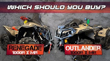 Can-Am Outlander1000R X MR vs Renegade 1000R X MR