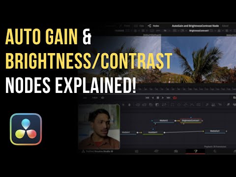 DaVinci Resolve Fusion: Auto Gain and Brightness Contrast Nodes Explained | Quick Exposure Fix