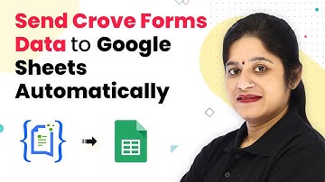 How to Send Crove Form Data to Google Sheets Automatically | Crove App to Google Sheets