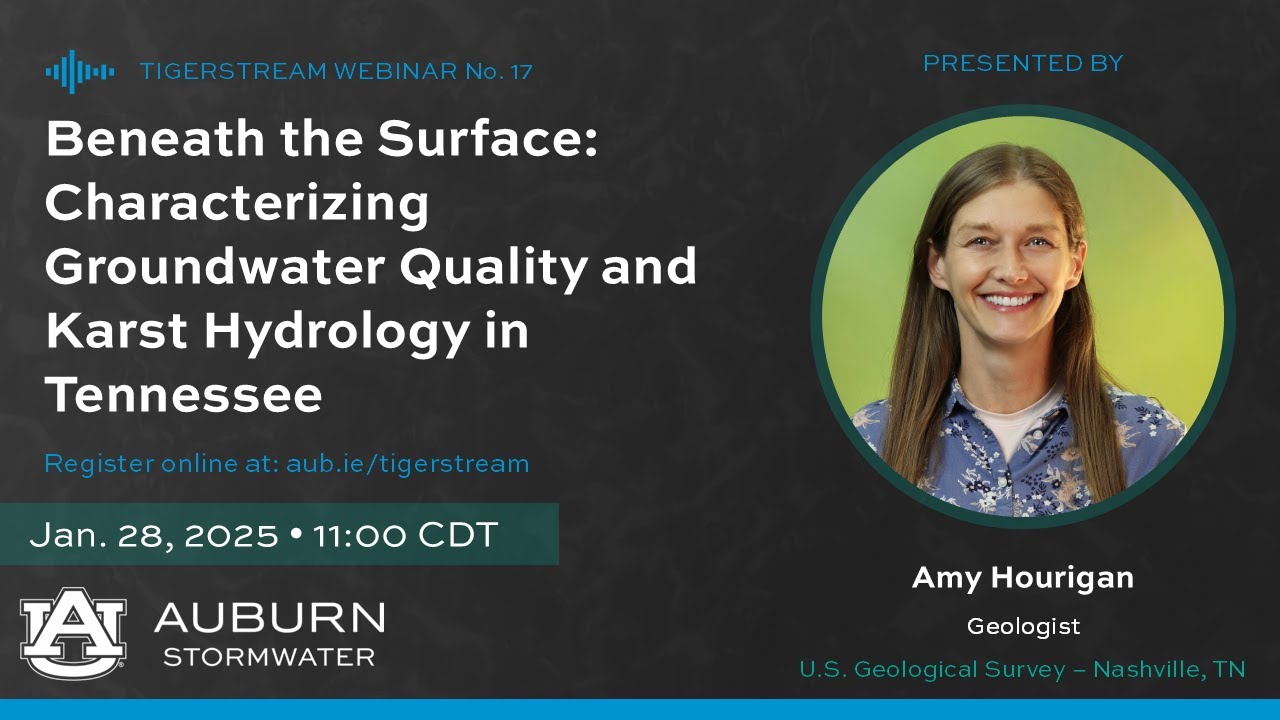 TigerStream 17: Beneath The Surface: Characterizing Groundwater Quality and Hydrology in Tennessee.