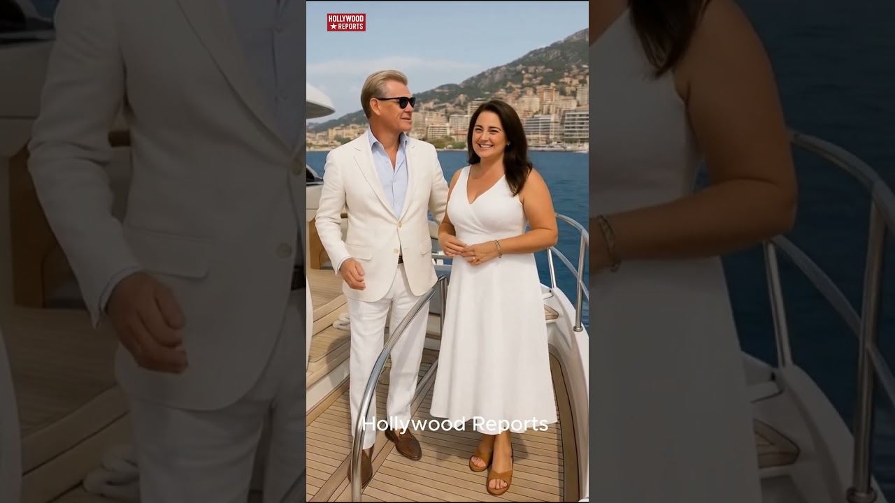 Pierce Brosnan & Keely Shaye Smith Step Aboard a Monaco Yacht in Crisp Summer Formals