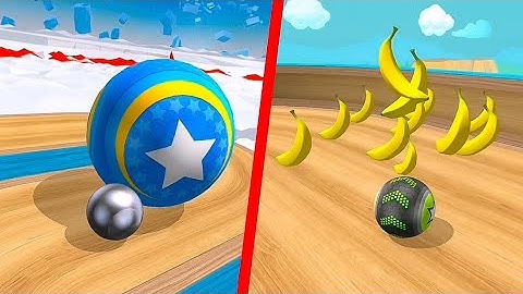 🔴🔵 Banana Frenzy🍌Vs⚽ Portal Run 🟡🌈 GOING BALLS New Update