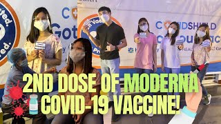 2nd dose of Moderna Covid-19 vaccine plus effects 3 days after the injection