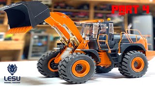DO YOU LIKE THE COLOR? "DOOSAN" HYDRAULiC ALL-METAL Wheel Loader BUiLD! LESU (PT 4) | RC ADVENTURES