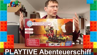 Ninjas bei LIDL | PLAYTIVE® Clippys 100266920: Abenteuerschiff - Unboxing und Aufbau Teil 1