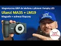 Ulanzi MA35 + LM19 sztos rozwiązanie dla telefonów! uchwyt magnetyczny LED 270lux