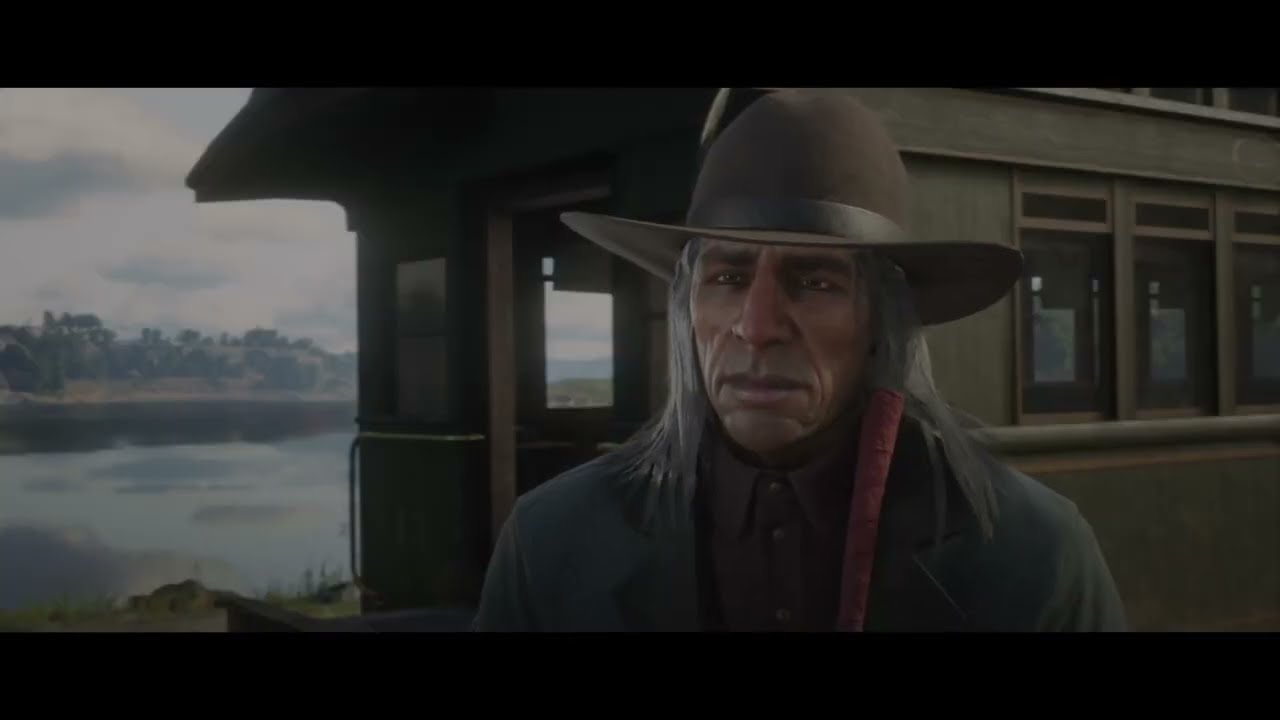 Red Dead Redemption 2 - John Marston meets Rains Fall in Epilogue.