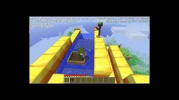 Minecraft Water Slide Wheeeee!