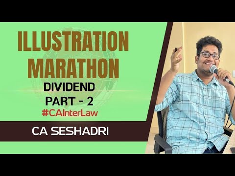 CA INTER LAW | ILLUSTRATION MARATHON | DIVIDEND| PART 2 - YouTube
