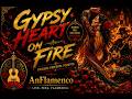 Gypsy Heart On Fire Modern Flamenco Fusion Passionate Mediterranean Love Song With Violin Guitar 