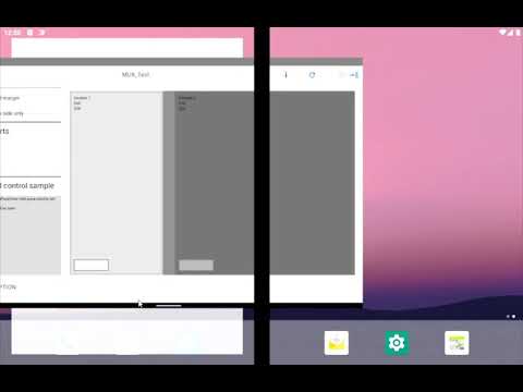 Surface Duo with WinUI TwoPaneView via Uno Platform