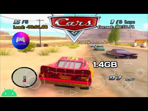 Cars Race-O-Rama, Aethersx2 PS2 Emulator, Android Snapdragon 765G