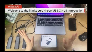 A hub capable of charging external devices - for MacBook/iPad/iMac (Unboxing and use demonstration)