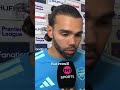 David Raya speaks on his incredible penalty save against Sunderland 🧤