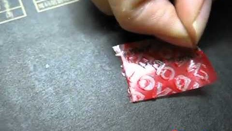 Packtica Tamper Evident   Non Residue  Sample Video