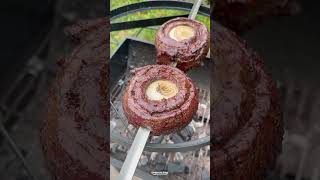 Steak Onion Skewers Recipe | Over The Fire Cooking by Derek Wolf