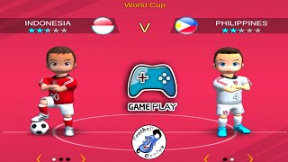 Indonesia vs Philippines | World Cup ( android gameplay ) 2022