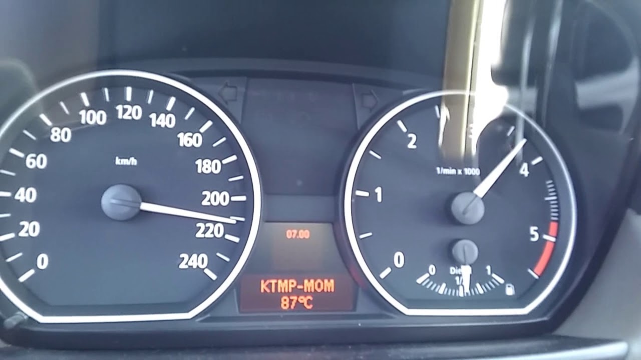 BMW E87 120d - uszkodzony termostat? - YouTube