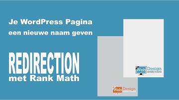 Redirection pagina in WordPress met Rank Math