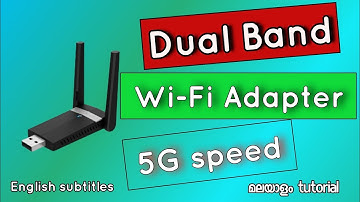 USB Wifi Adapter | Dual band WiFi adapter | USB wireless WiFi adapter for PC | Dineesh Kumar C D