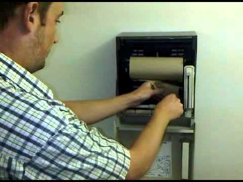 How to change a paper towel roll in the bathroom