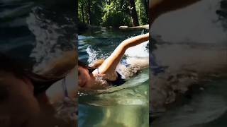 Pure Bliss  Swimming in the Heart of the Forest 🌿✨