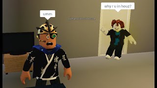 I STAY IN SOMEONES HOUSE FOR 24 HOURS (Roblox Bloxburg)