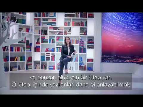 Yabancı bir program da Kuran'ı Kerim anlatılıyor