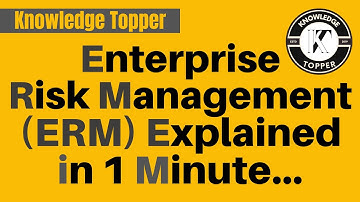 Understand the Concept of Enterprise Risk Management - ERM in 1 Minute