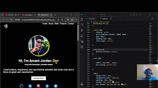 Copy of Coding Live : Building My portifolio From Scratch