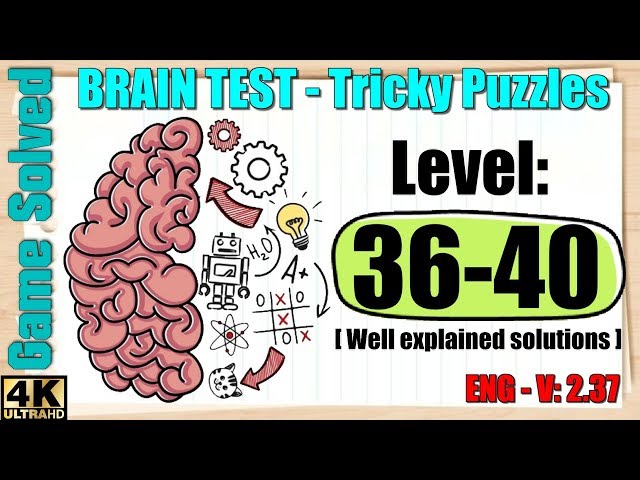 Brain Test: Tricky Puzzles - Level 40 - Updated 