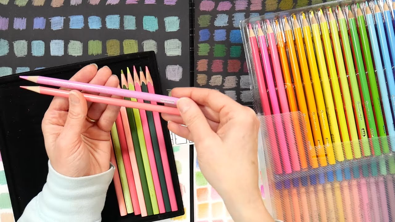 What's the Difference between the Macaron and Pastel Colored Pencil sets by  Brutfuner? 