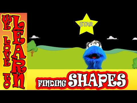 We Love To Learn SHAPES Find The Star