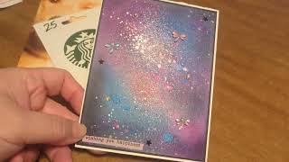 #whatsupwednesday My stamped images and  B-day card share. 💖