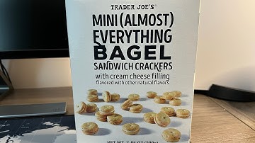 Trader Joe’s Everything Bagel Crackers!