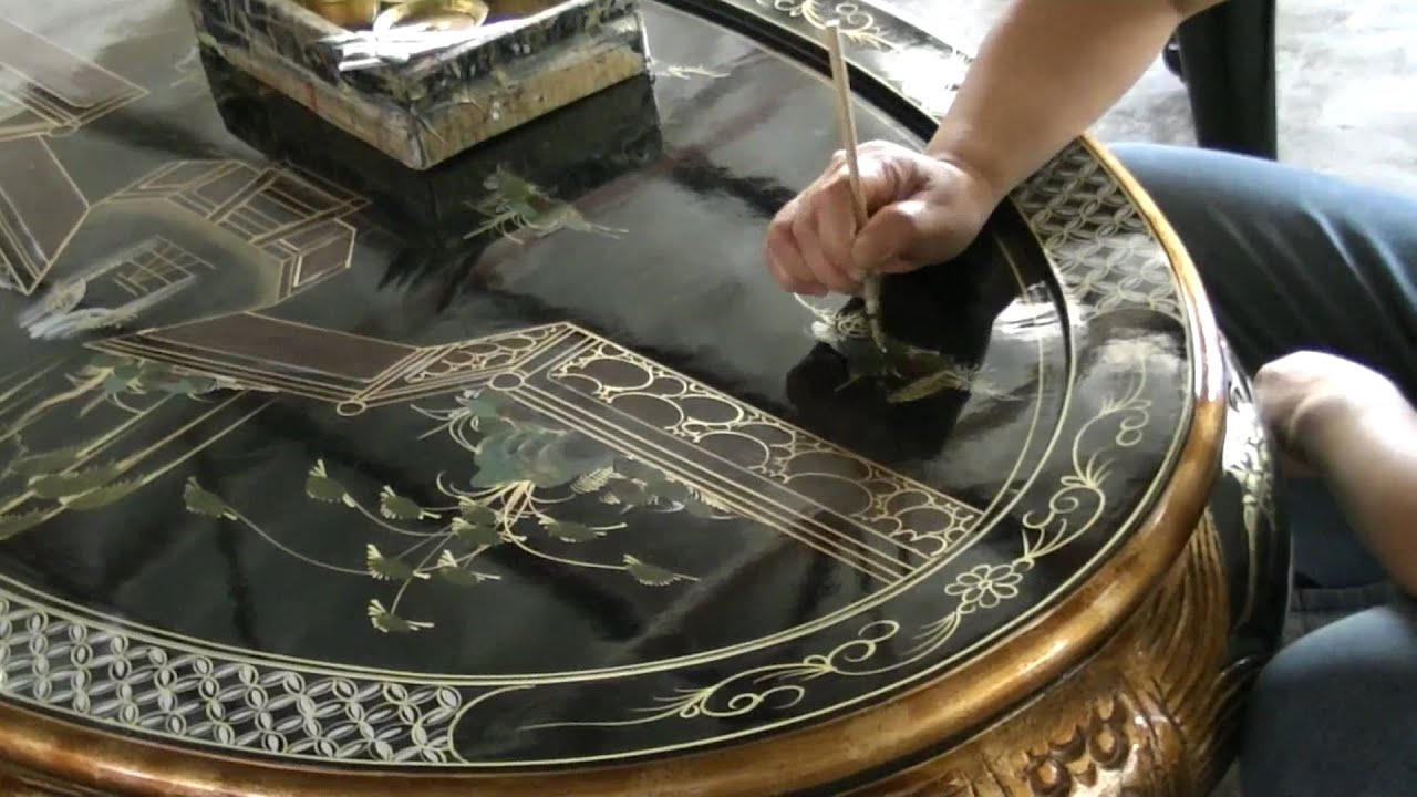China Furniture And Arts Handpainted The Process China Furniture And Arts Handpainted The Process Making