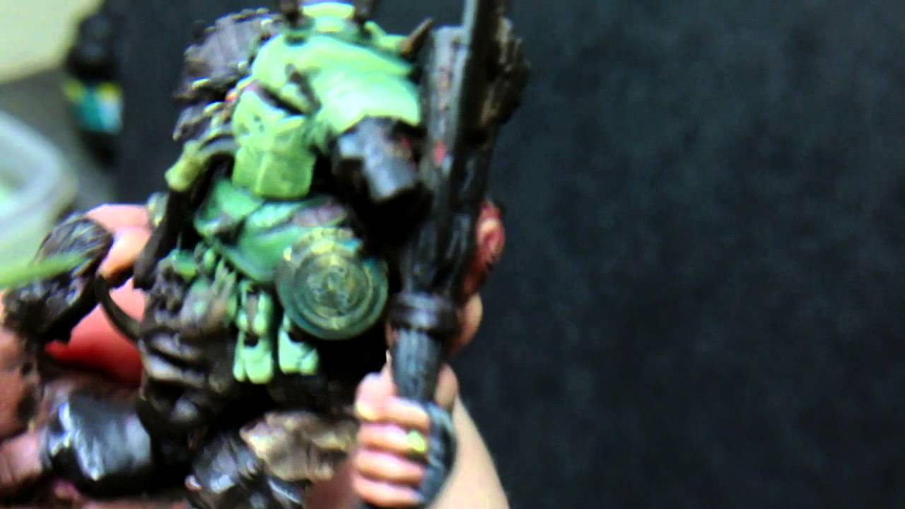 Reaper Bones Ogre Chieftain Part 10: Painting the Green Armor