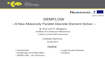 Discrete Element Method (DEM) for MPI-based simulation of large scale particle problems