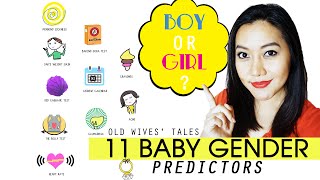 Boy or Girl? l 11 Baby Gender Predictors ~ Old Wives' Tales ~ Free Printable Download