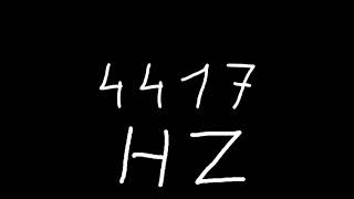 4417 hz
